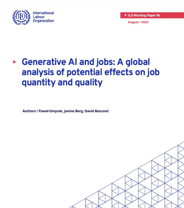 ILO Working Paper on Generative AI