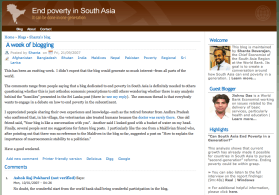 End poverty in South Asia blog
